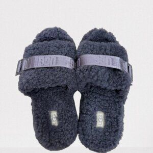 UGG Women's Fluffita Platform Slipper Size 7 in Gray